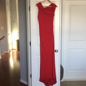 Badgley Mischka Red Formal Dress